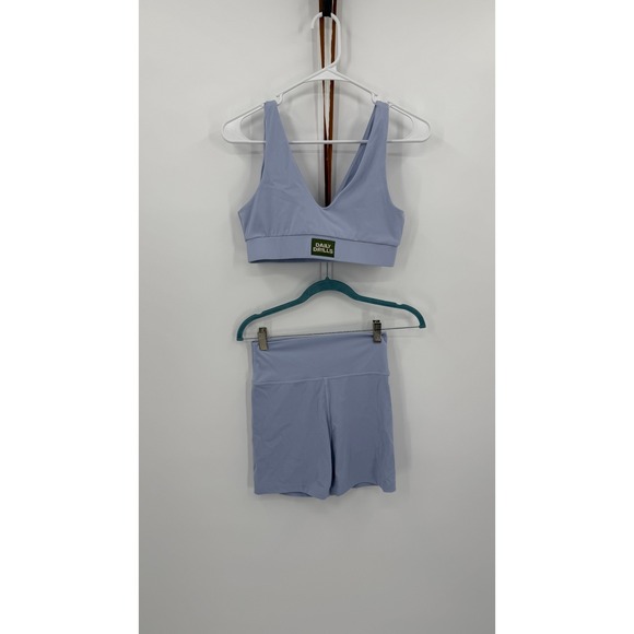 Daily Drills Other - Daily Drills Womens Activewear Set V-Neck Bra and Biker Shorts mist Medium